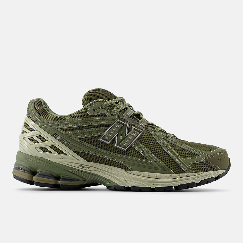 New Balance 1906R Shoes Dark Camo with Dark Olivine and Dark Stoneware